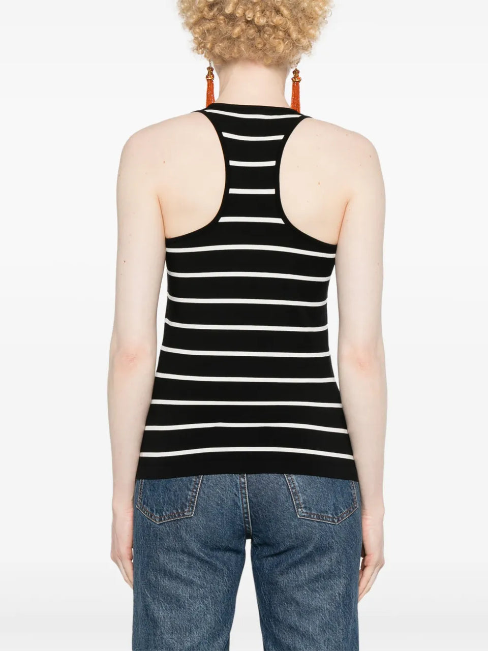 striped knitted top