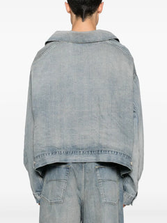 drop-shoulder denim jacket