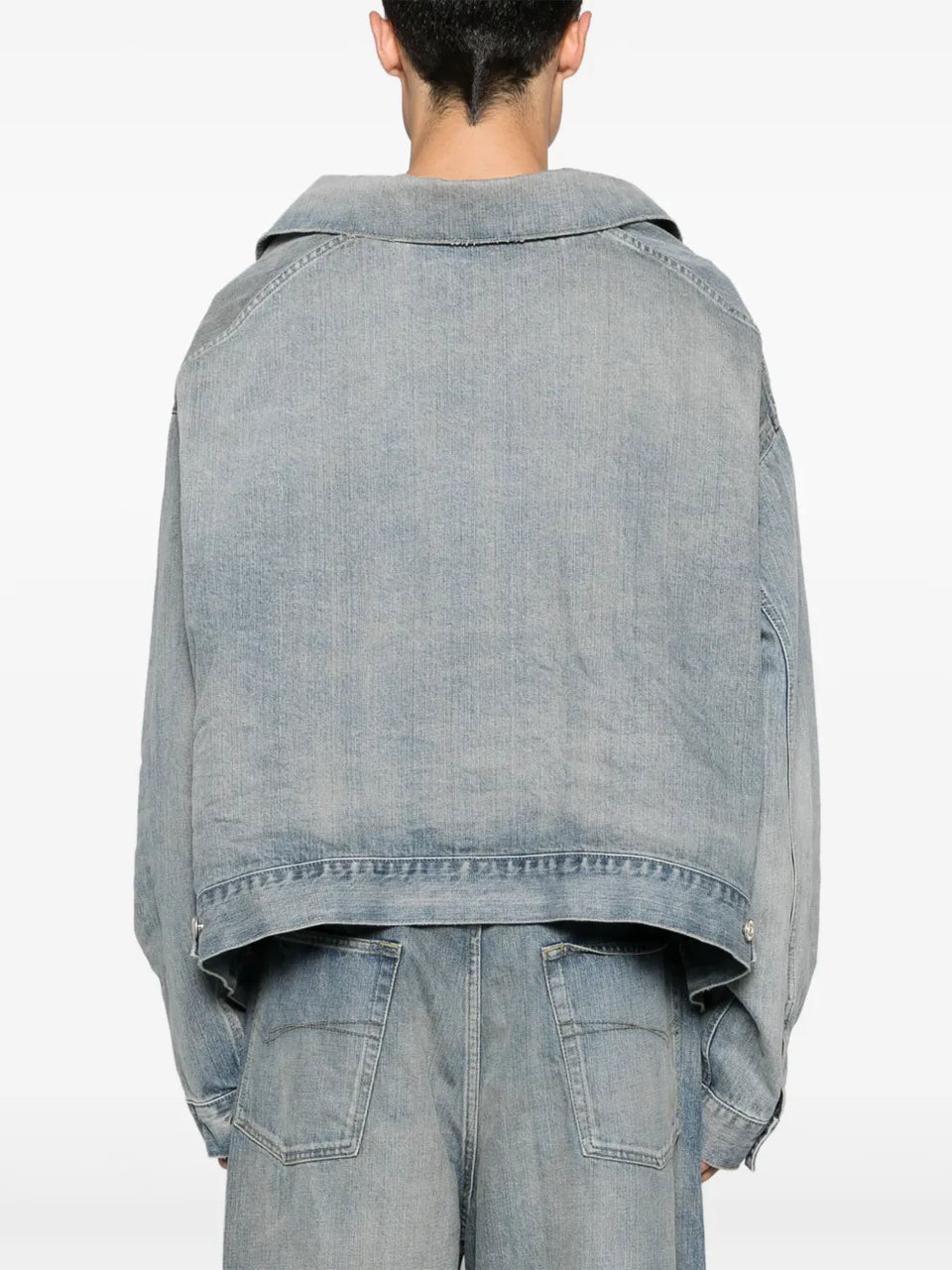 drop-shoulder denim jacket