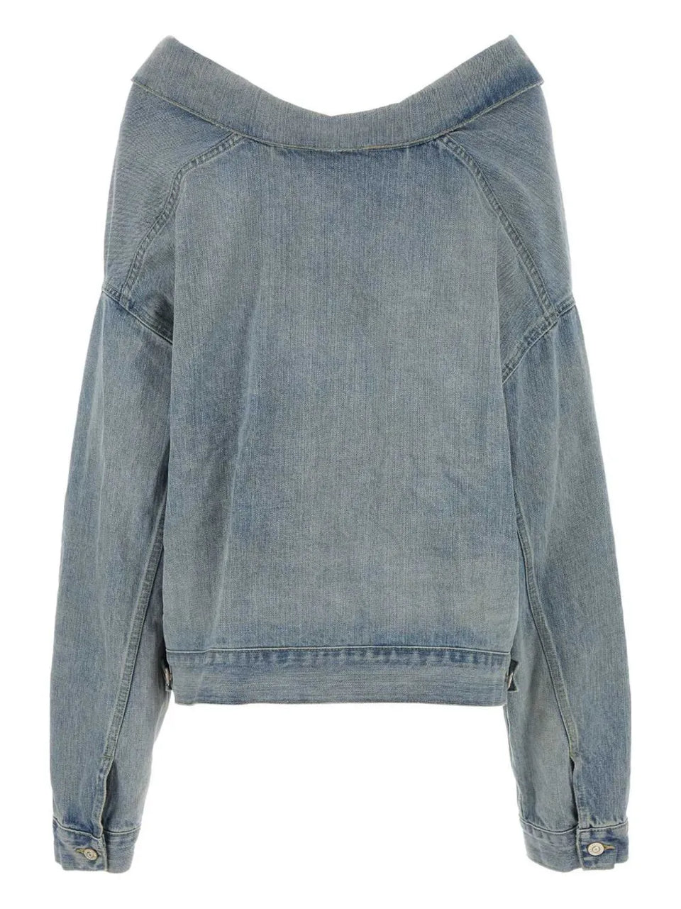 drop-shoulder denim jacket