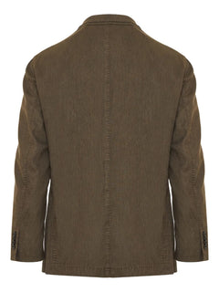cotton-blend blazer