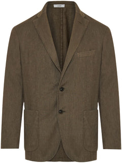 cotton-blend blazer