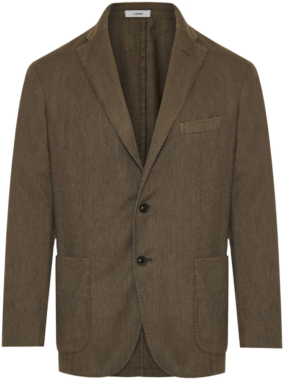 cotton-blend blazer