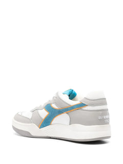B.560 Used panelled leather sneakers