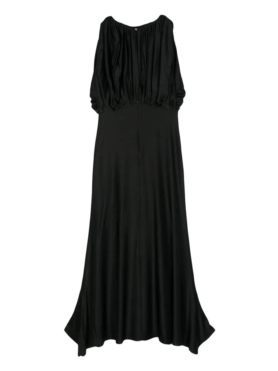 draped maxi dress