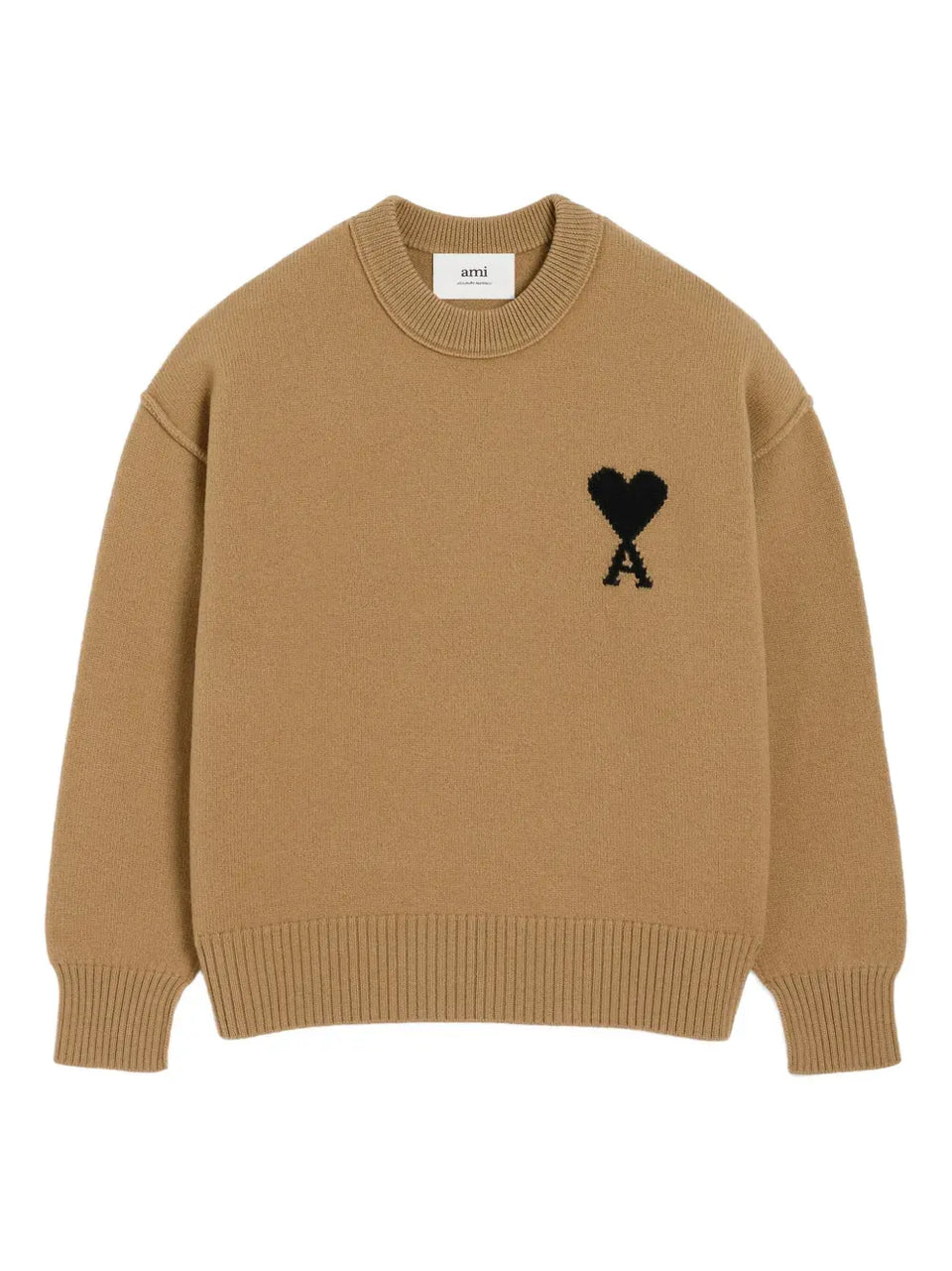 AMI Paris Ami de Coeur sweater bronze
