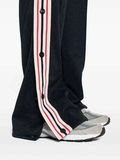 striped track pants