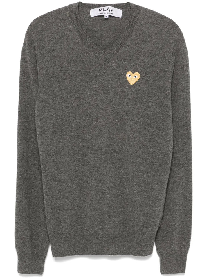heart-patch sweater