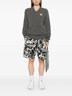 heart-patch sweater
