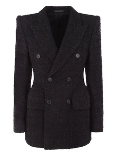 Hourglass tweed blazer