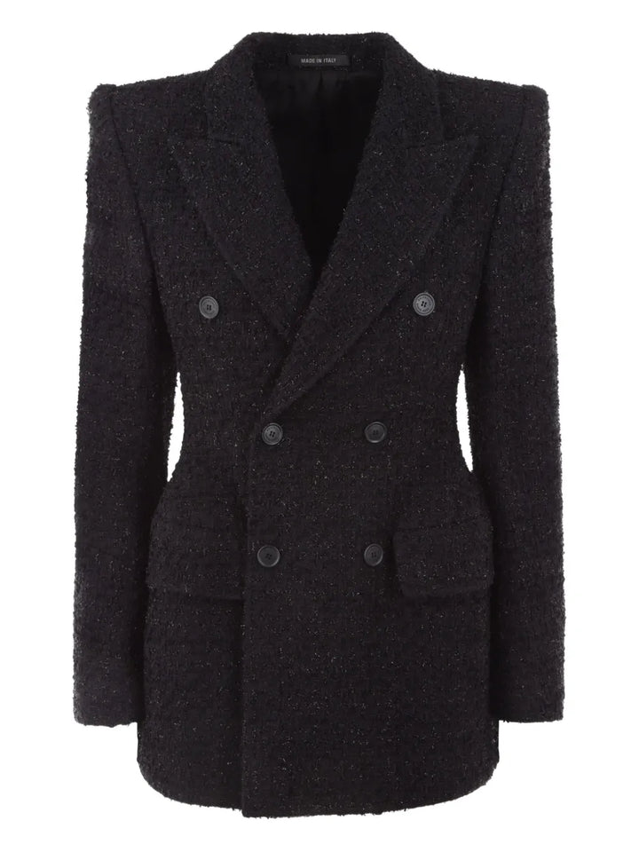Hourglass tweed blazer