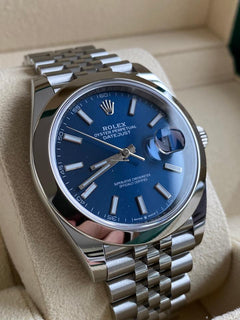 Rolex | Datejust | 126300-0002 | Steel | 41 mm | Steel | Blue | Automatic