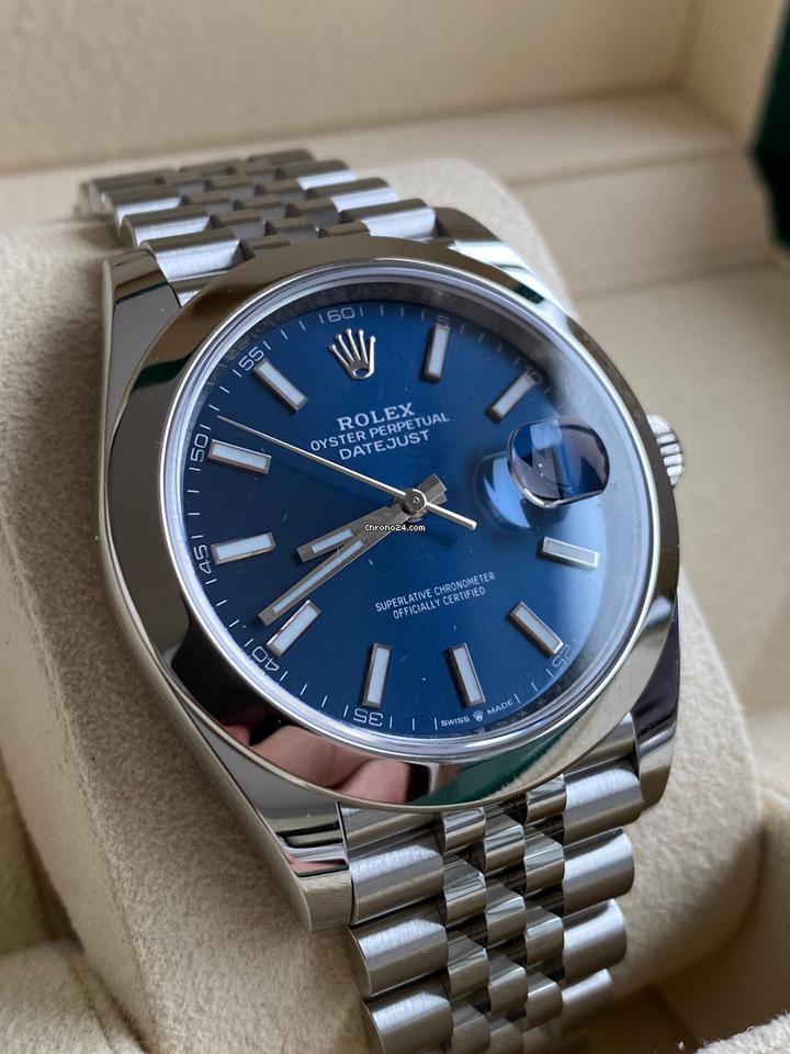Rolex | Datejust | 126300-0002 | Steel | 41 mm | Steel | Blue | Automatic