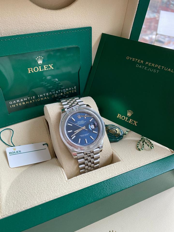 Rolex | Datejust | 126300-0002 | Steel | 41 mm | Steel | Blue | Automatic