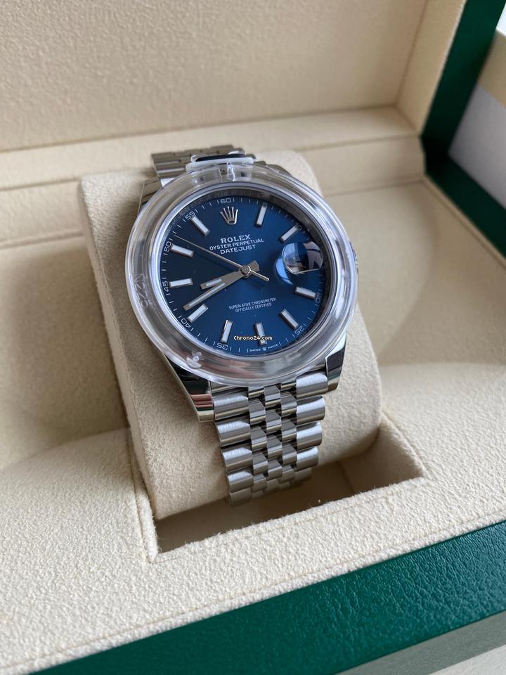 Rolex | Datejust | 126300-0002 | Steel | 41 mm | Steel | Blue | Automatic