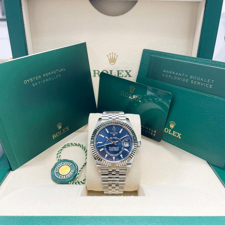 Rolex | Sky-Dweller | 326934-0004 | Steel | 42 mm | Steel | Blue | Automatic
