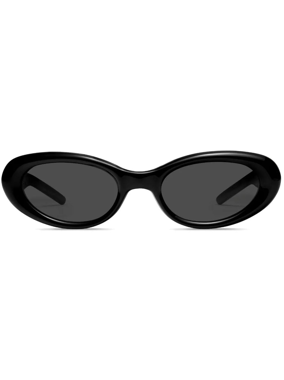 Cuff oval-frame sunglasses