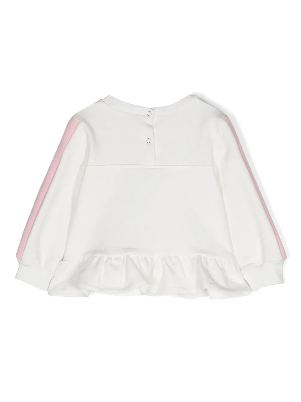 teddy bear-print cotton sweatshirt