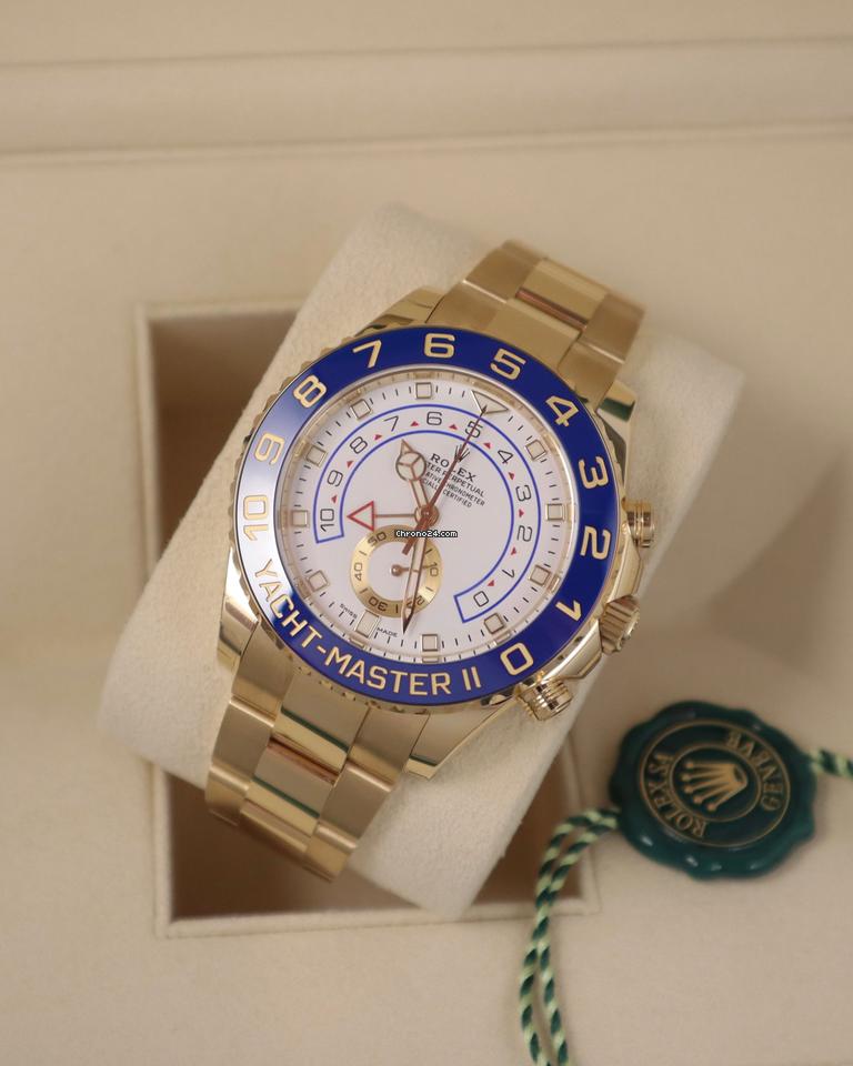 Rolex | Yacht-Master II | 116688-0002 | Yellow gold | 44 mm | Yellow gold | White | Automatic