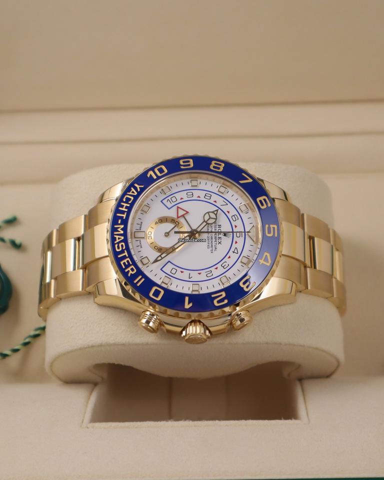 Rolex | Yacht-Master II | 116688-0002 | Yellow gold | 44 mm | Yellow gold | White | Automatic