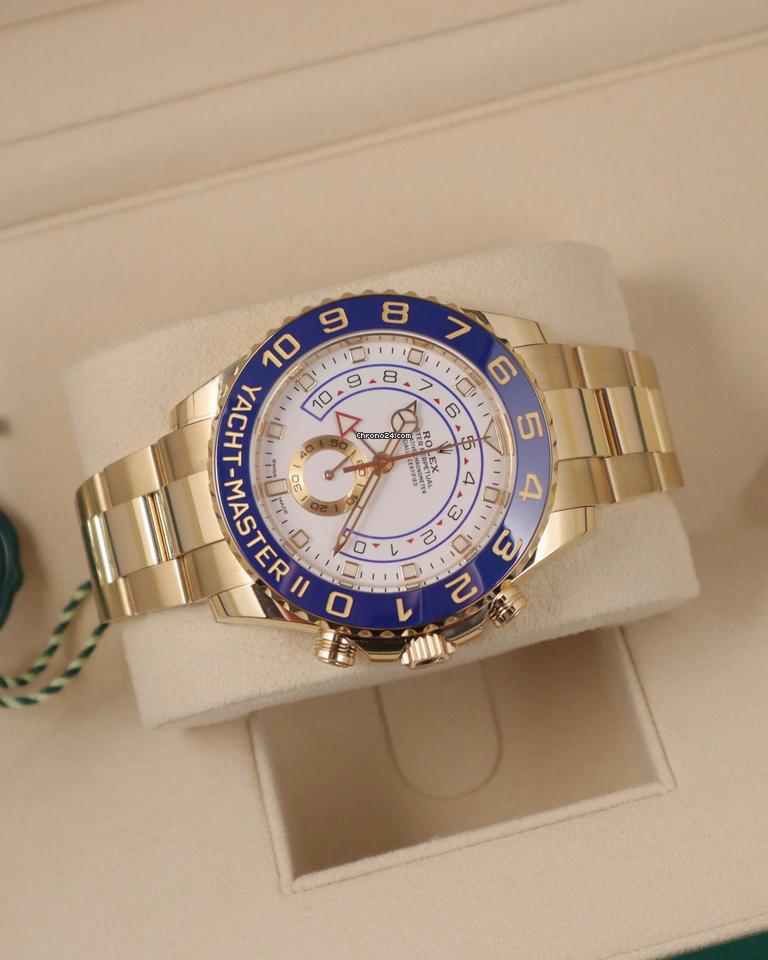 Rolex | Yacht-Master II | 116688-0002 | Yellow gold | 44 mm | Yellow gold | White | Automatic
