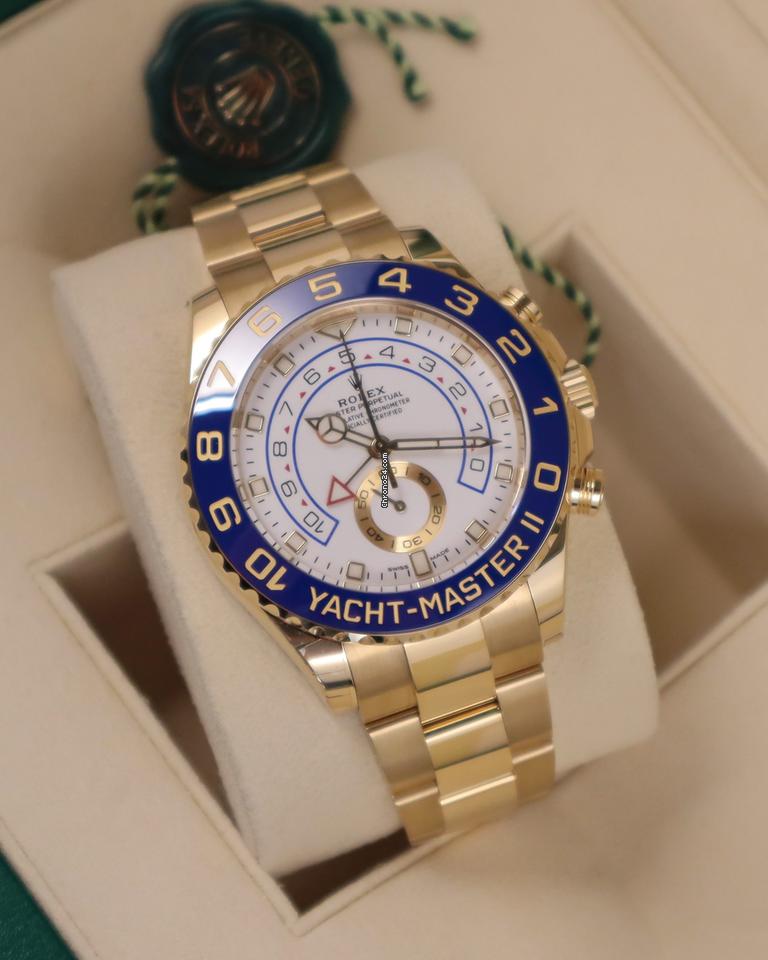 Rolex | Yacht-Master II | 116688-0002 | Yellow gold | 44 mm | Yellow gold | White | Automatic