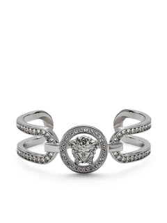 Medusa '95 crystal-embellished cuff bracelet