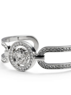 Medusa '95 crystal-embellished cuff bracelet