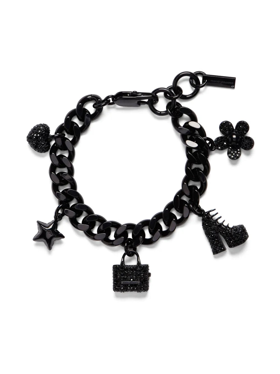 The Mini Icon pavé charm bracelet