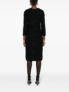 tweed button-up dress