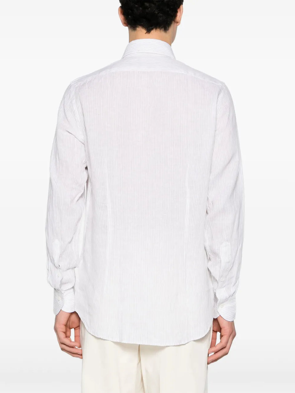 striped linen shirt