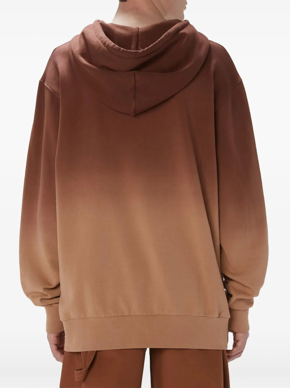 logo-embroidered gradient-effect Hoodie