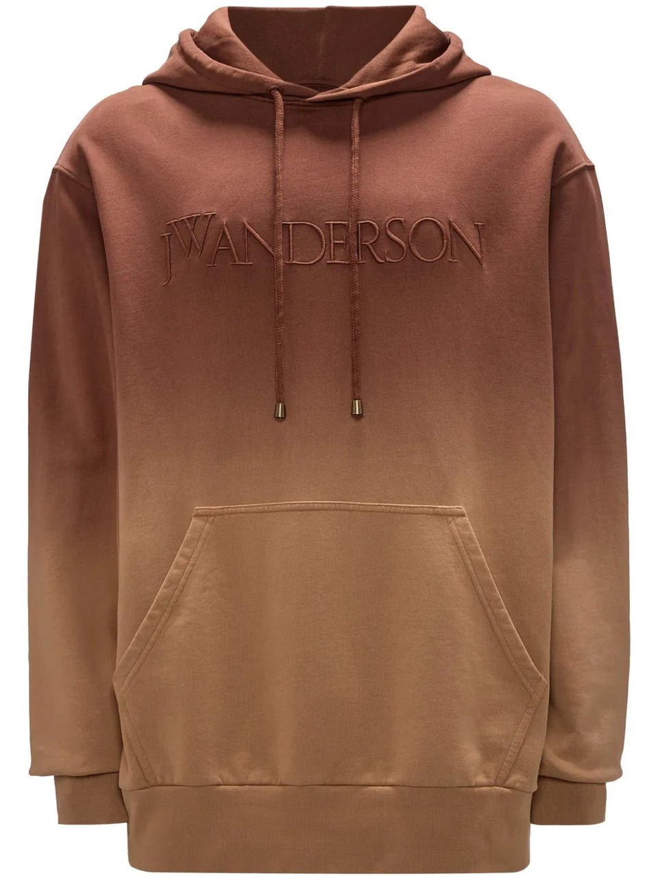 logo-embroidered gradient-effect Hoodie
