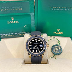 Rolex | Yacht-Master | 226658-0001 | Yellow gold | 42 mm | Rubber | Black | Automatic