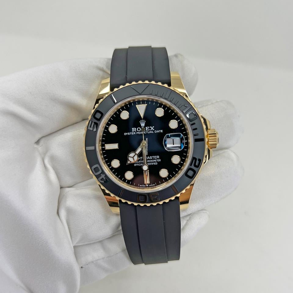 Rolex | Yacht-Master | 226658-0001 | Yellow gold | 42 mm | Rubber | Black | Automatic
