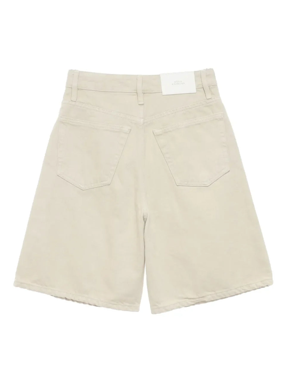 logo-patch cotton-blend shorts