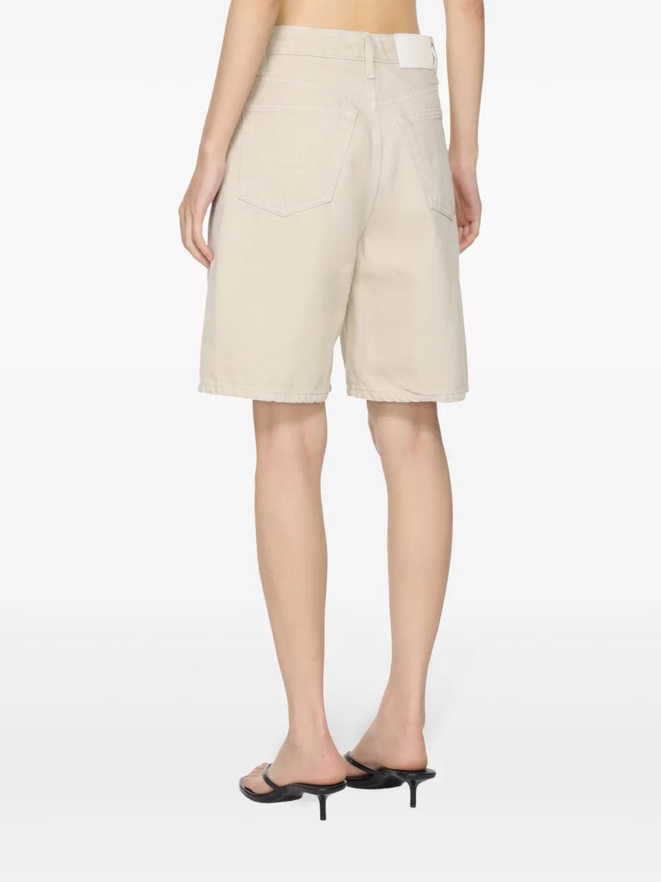 logo-patch cotton-blend shorts