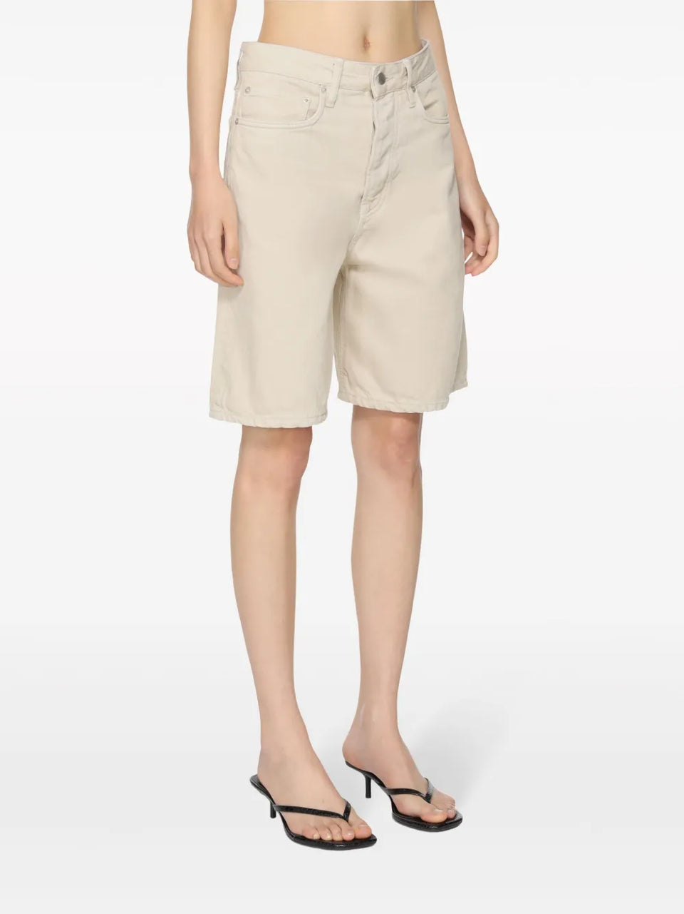 logo-patch cotton-blend shorts
