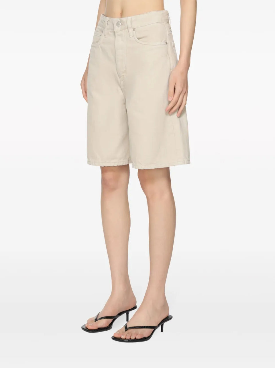 logo-patch cotton-blend shorts