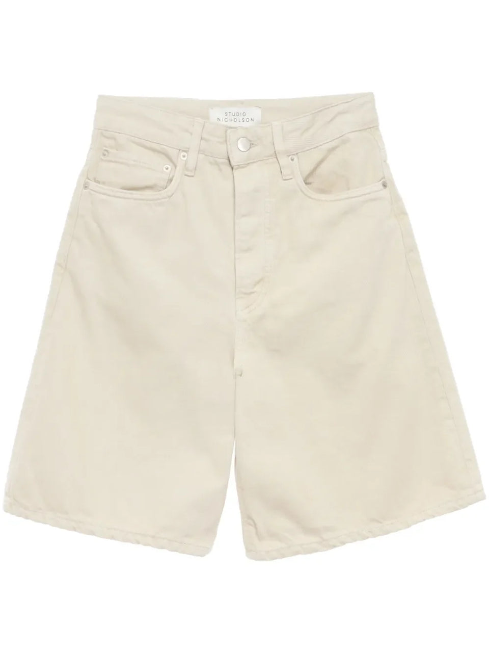 logo-patch cotton-blend shorts