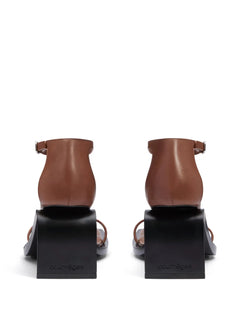 Stream 75mm leather sandals