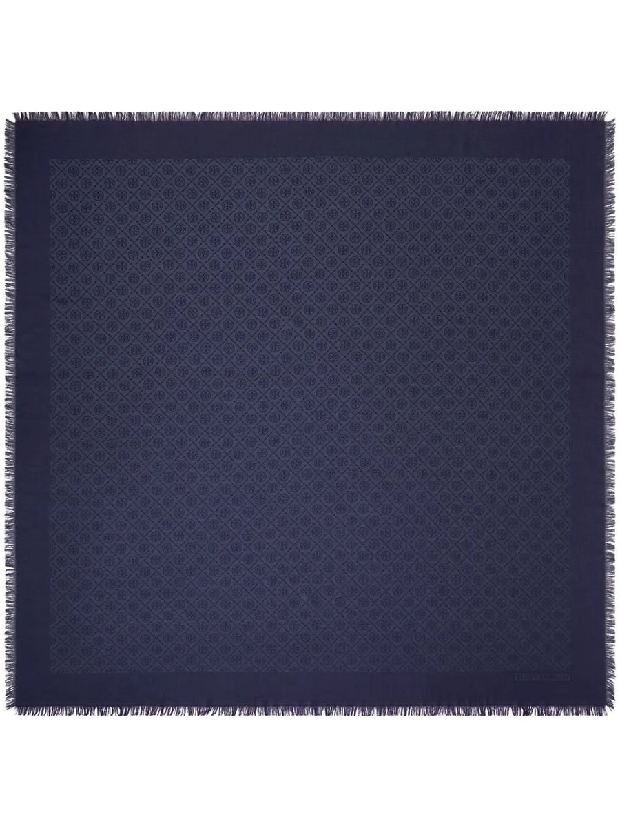 T Monogram Jacquard Scarf