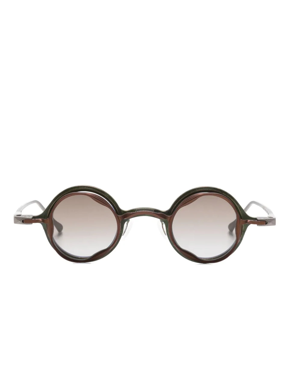 interchangeable-frame sculpted glasses