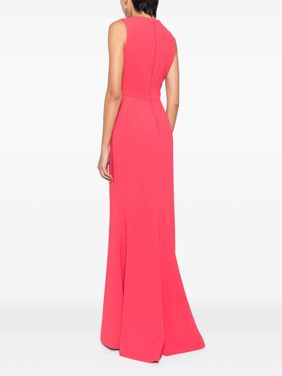 V-neck long dress