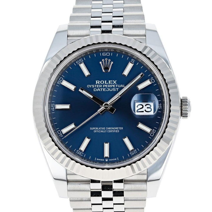 Rolex | Datejust | 126334 | Steel | 41 x 49 mm | Steel | Blue | Automatic
