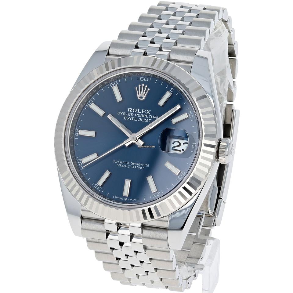 Rolex | Datejust | 126334 | Steel | 41 x 49 mm | Steel | Blue | Automatic