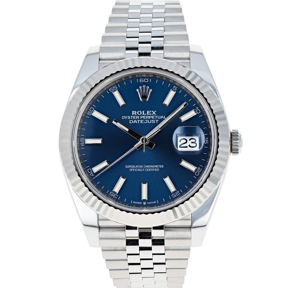 Rolex | Datejust | 126334 | Steel | 41 x 49 mm | Steel | Blue | Automatic