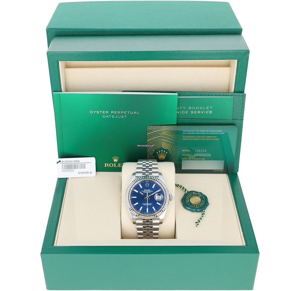 Rolex | Datejust | 126334 | Steel | 41 x 49 mm | Steel | Blue | Automatic