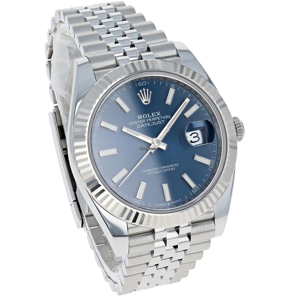 Rolex | Datejust | 126334 | Steel | 41 x 49 mm | Steel | Blue | Automatic
