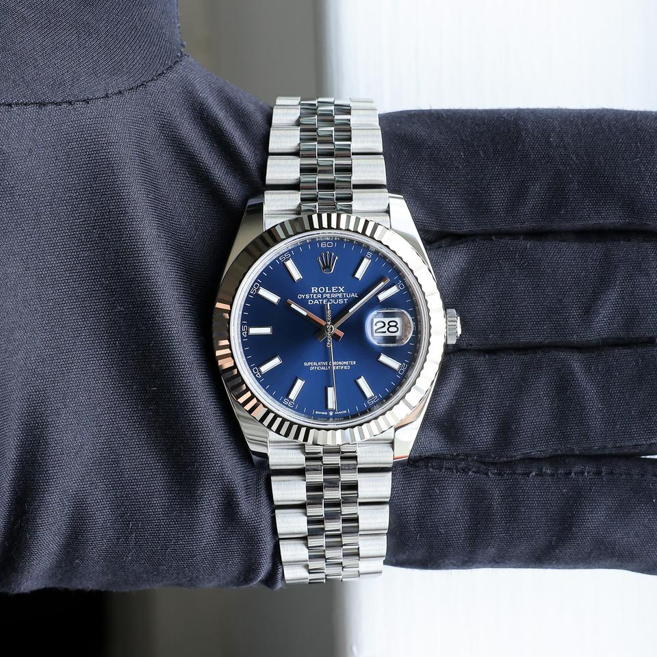 Rolex | Datejust | 126334 | Steel | 41 x 49 mm | Steel | Blue | Automatic